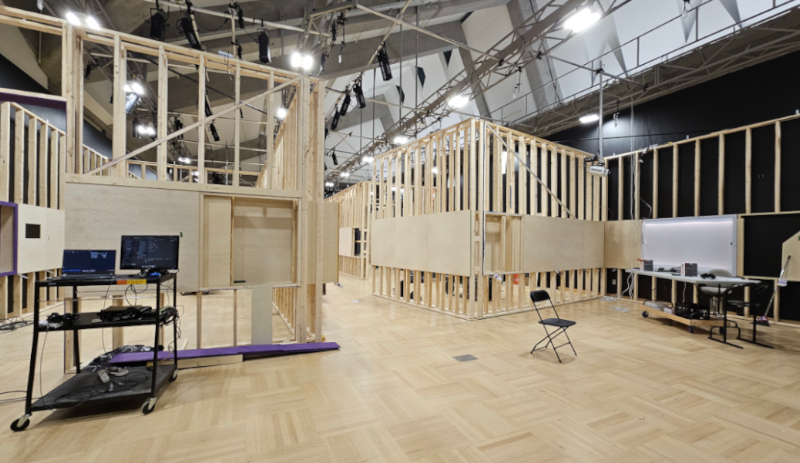 On-site work station.